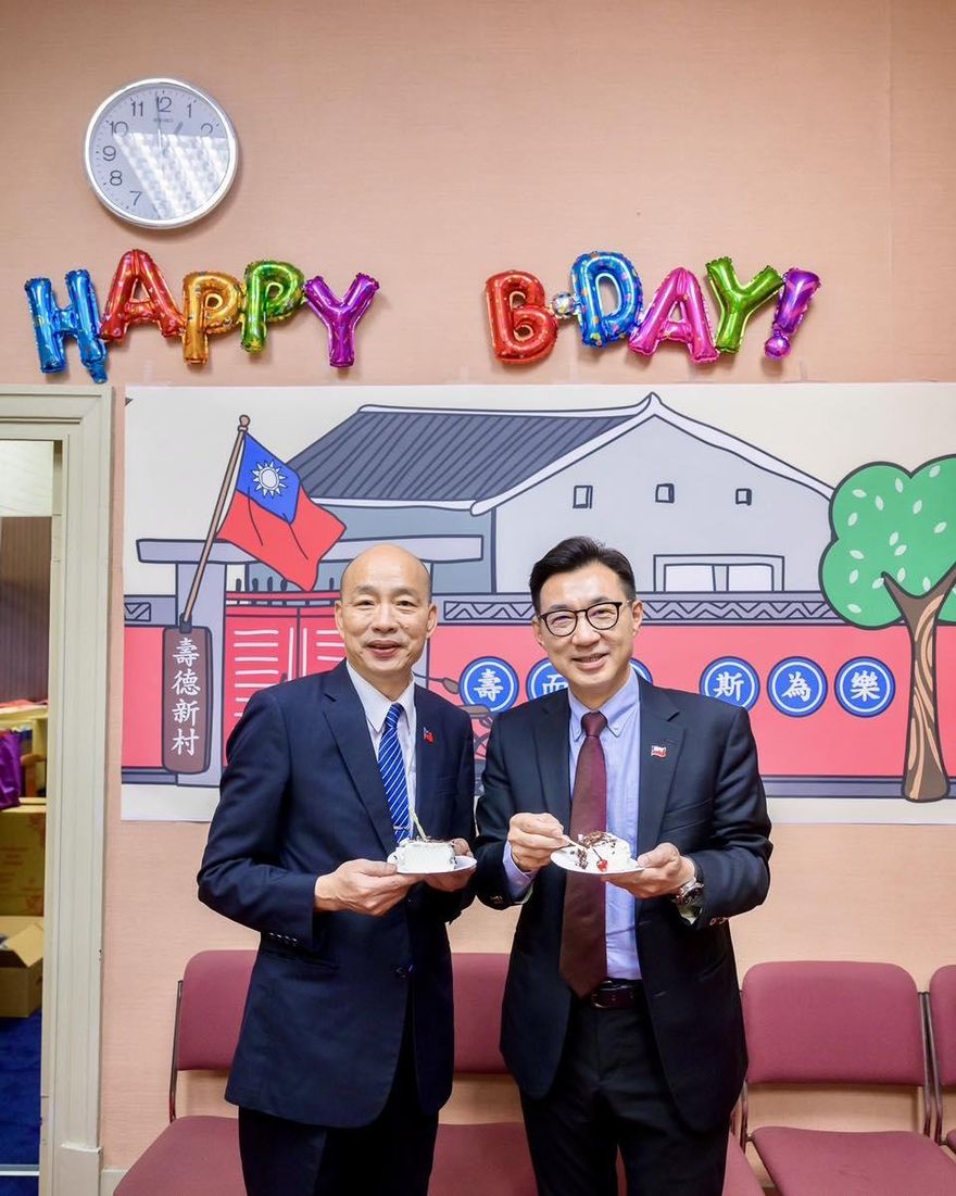 韓國瑜68歲生日發文感恩　江啟臣送祝福：許願他頭髮長出來