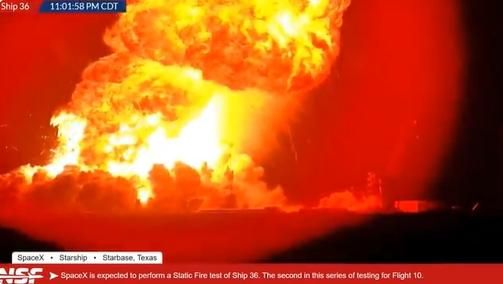 Space X 星際基地大爆炸！36號火箭靜態點火測試出事
