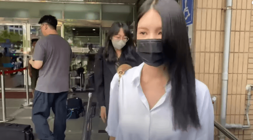 王大陸涉教唆黑幫討債！正妹女友今低調出庭