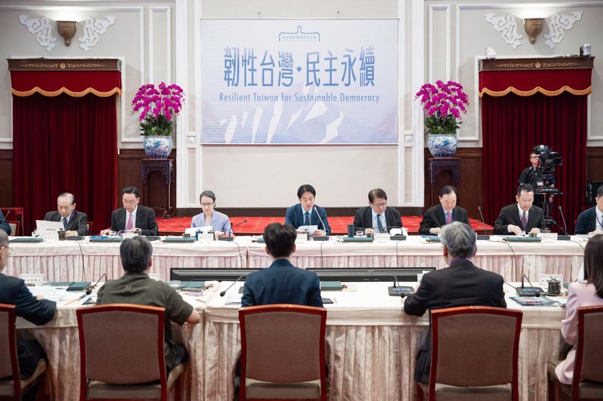 賴清德主持全社會防衛韌性4次會議　漢光41號臂章曝光