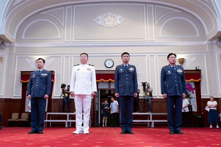 賴清德主持7月將官晉任　僅空、海軍晉升新科將軍