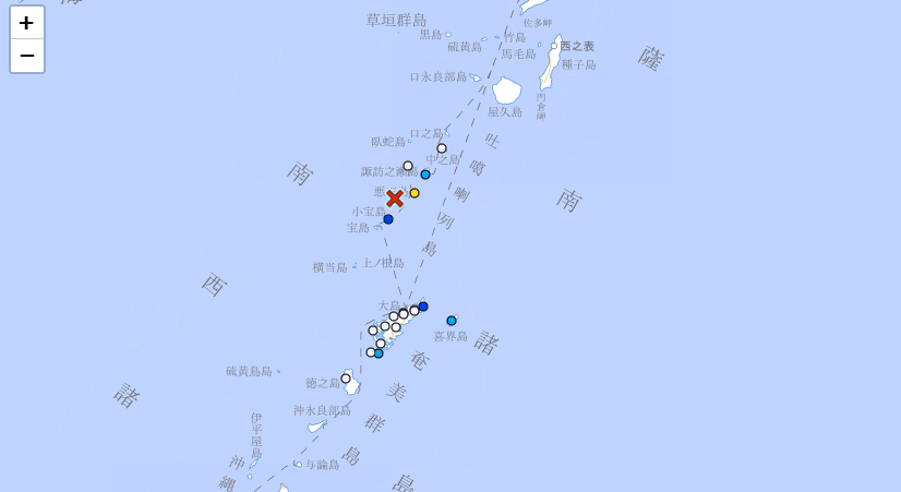 鹿兒島凌晨又震！規模達5.0　已累積超過800震