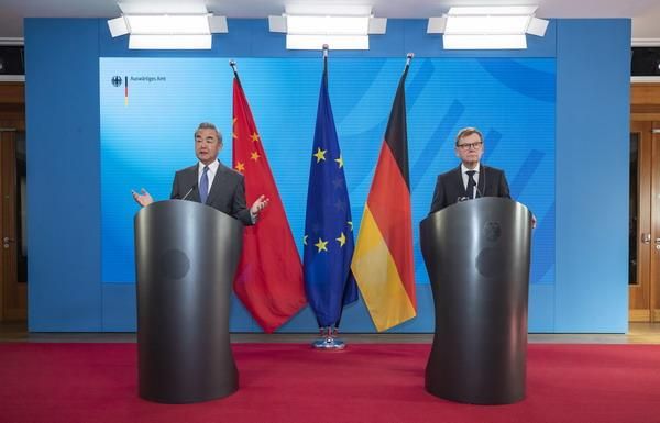 中德戰略對話　王毅：相信德會支持陸「為實現統一作出的努力」
