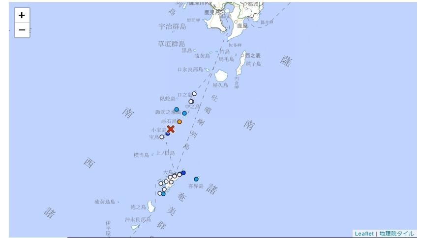 鹿兒島地震頻傳！今晨再爆5.3強震　15天1157震