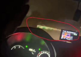 影/驚險瞬間！丹娜絲颱風威力驚人　玉井路牌整片掉落亂飛