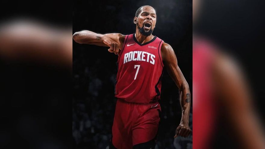 NBA/史上首見！火箭「7方交易」網羅杜蘭特　重披7號球衣