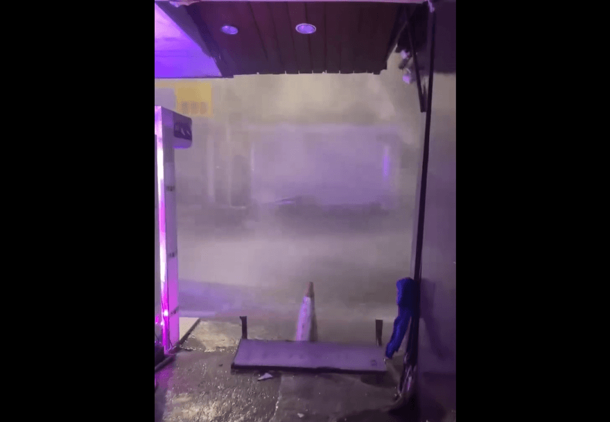 驚悚颱風夜！丹娜絲破紀錄嘉義登陸　文化路離譜風雨影片曝
