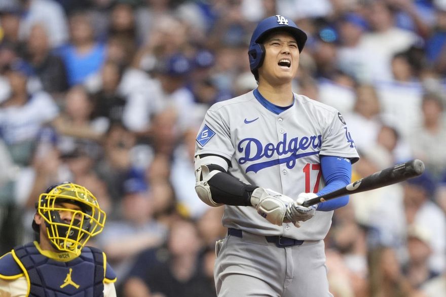 MLB/離譜壞球被三振！大谷2安打搖頭　道奇慘吞4連敗