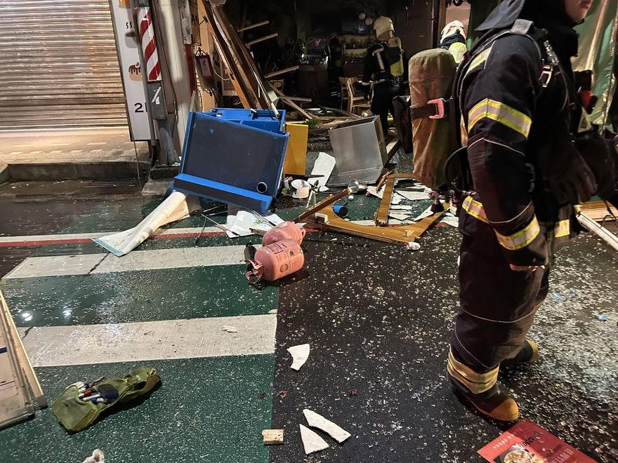 影/桃園車站商圈嚴重爆炸最新！工人「全身燒傷近5成」