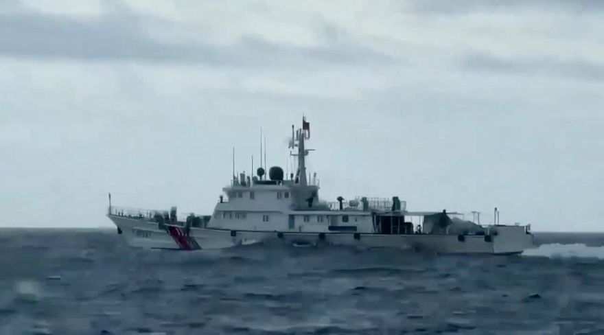 影/大陸4海警船再度侵擾金門海域　海巡併航監控驅離