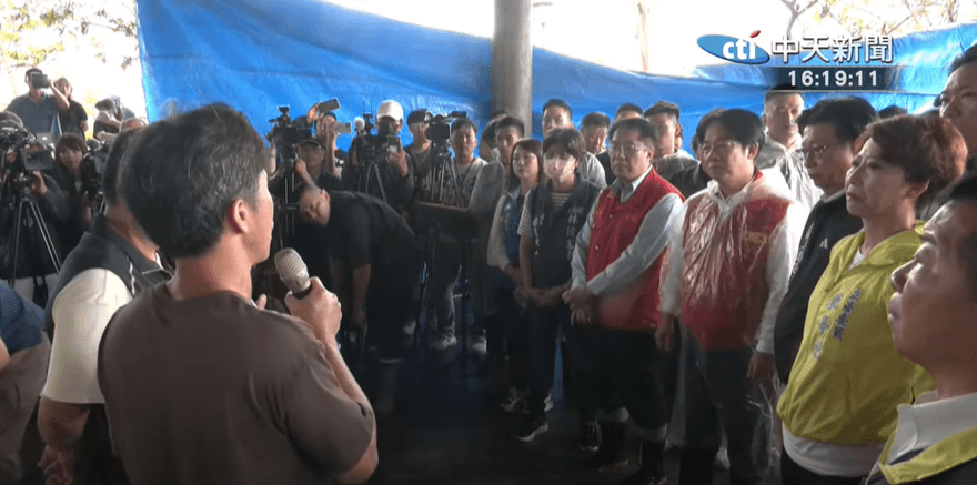 賴清德台南勘災…對陳亭妃「吐這句」不演了？網驚呆：可憐啊