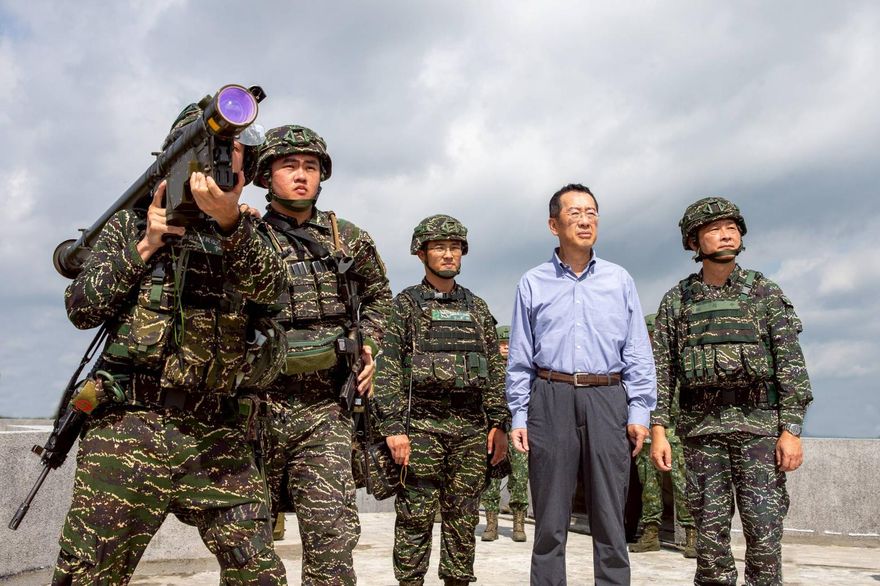 顧立雄視導漢光41號防空演練　陸戰隊肩射刺針飛彈曝光