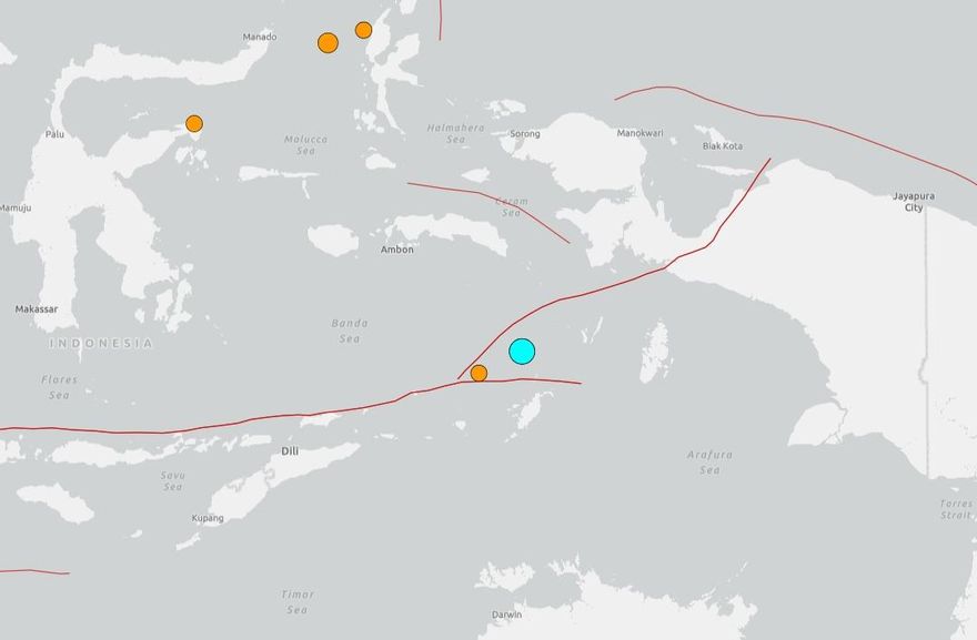 印尼外海發生規模6.7地震　無引發海嘯風險
