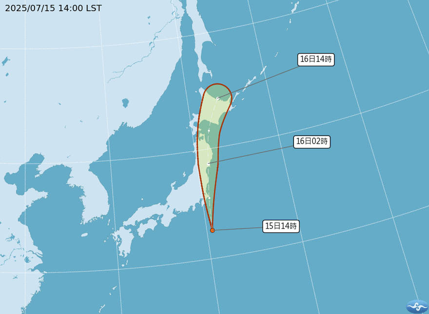 熱帶低壓TD08朝北前進中　菲東本週末恐生新颱搗亂
