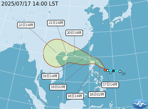 薇帕颱風將生成！東部、恆春防大雨　專家：不會侵襲台灣