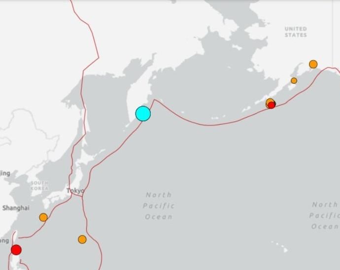 俄羅斯堪察加半島外海強烈地震　規模下修6.7