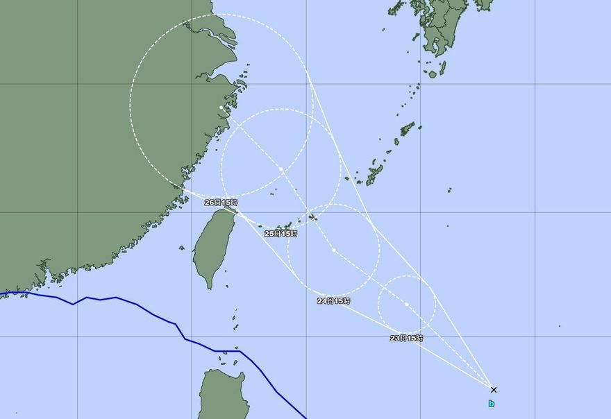 范斯高颱風明恐生成！日氣象廳發烈風警報　最近台灣時間曝光