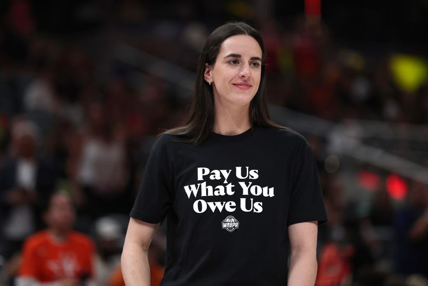 WNBA/「我值得NBA薪水」！克拉克T恤被惡搞P圖