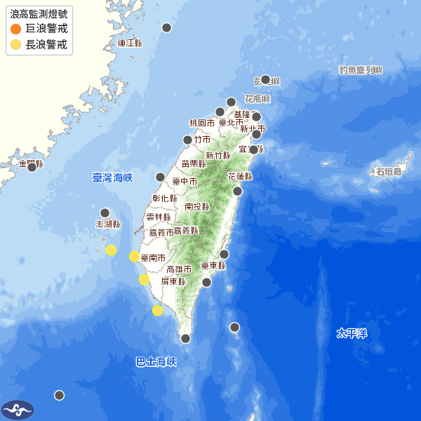 台南七股現1.7公尺浪高！南部、澎湖海邊活動小心長浪