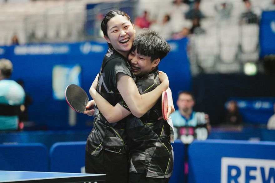 世大運/桌球女雙好默契！中華隊簡彤娟、蔡昀恩摘銅牌