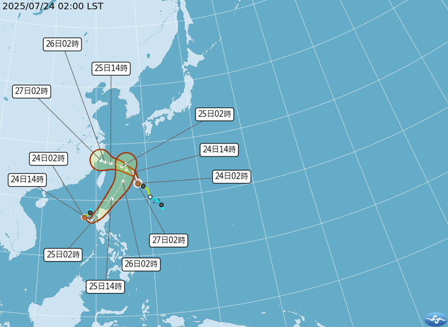 雙颱引藤原效應！雨彈炸北台灣　第3個熱帶系統更強