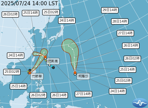 今年特別多？西太平洋三颱共舞　氣象專家：非特別異常