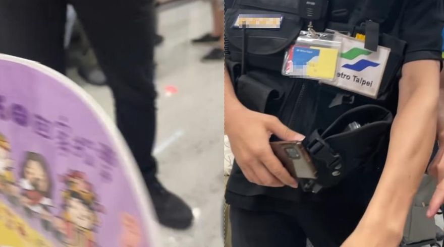 民眾帶罷免扇子遭保全徵詢拍照　北捷：加強人員宣導