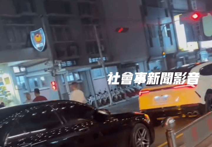 影/台中派出所前豪車聚集！竟是住戶糾紛撂11人助陣