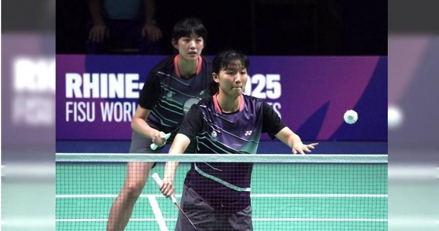 世大運/羽球女雙三局激戰　宋祐媗、鄭宇倢惜敗大陸摘銀