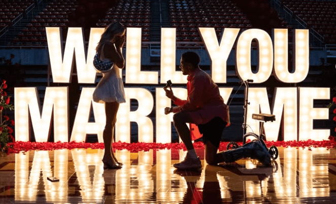 NBA/球星戀上啦啦隊！　溜馬一哥求婚成功