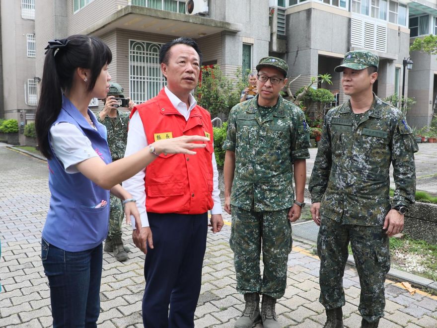 前進災區！0728大豪雨重創嘉義　翁章梁感謝國軍弟兄挺身而出