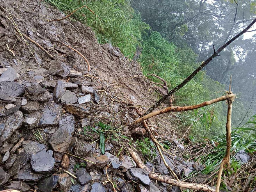 影/屏東豪雨釀北大武山坍方　檜谷山屋、步道封閉至8/10