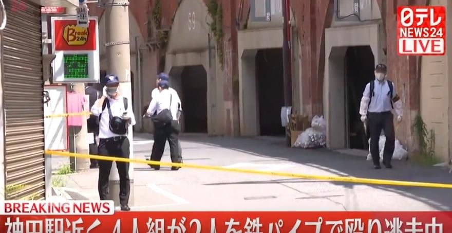 2陸男秋葉原附近遭「鐵管痛毆」重傷　目擊上班族：很恐怖