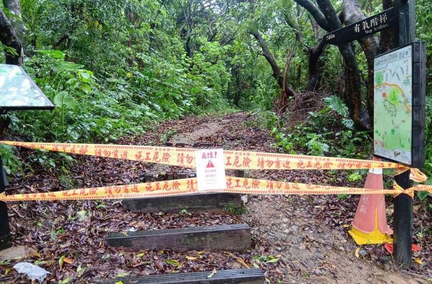 大坑14條步道多處崩損「全線封閉」　停電又遇土石滑動