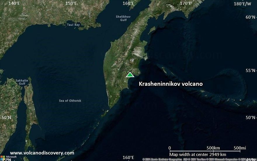 俄頻傳地震　休眠600年「克拉舍寧尼科夫」火山也噴發