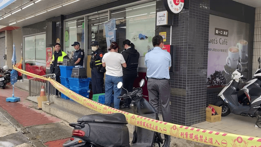 影/豐原超商捅死人！兇手投案　目擊者：1人打招呼1人動手