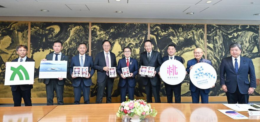 張善政訪日取經瀨戶內藝術祭　香川縣知事、議長親接待
