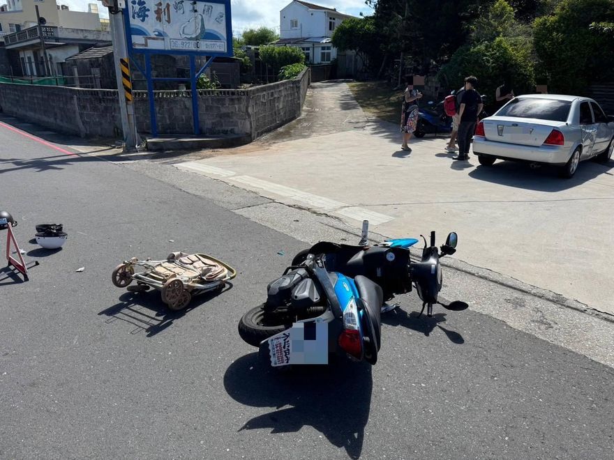 影/才出生沒多久！澎湖夫妻騎車車禍　5月嬰傷重不治