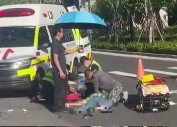 影/台中悲見「移工開車撞死翁」！車上5人全逃了