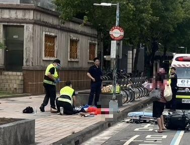 影/新北捷土城站外驚見「身指分離」慘劇！　急撿斷指送醫