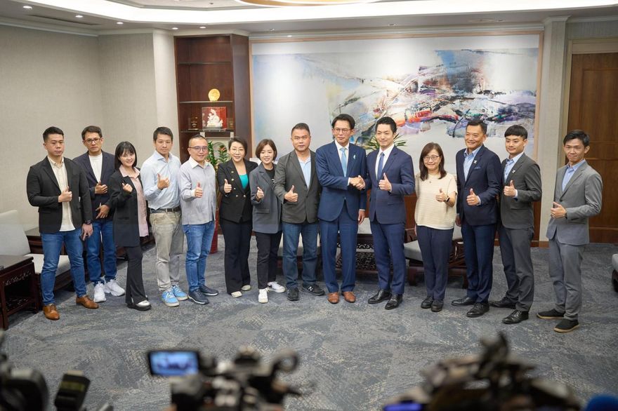 民眾黨拜會台北市府　蔣萬安重申力挺核三廠延役