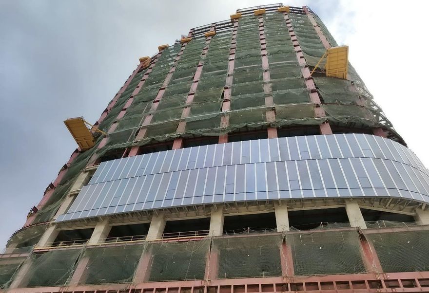 北市雙星大樓工地冒黑煙　施工平台線圈燃燒幸無人傷