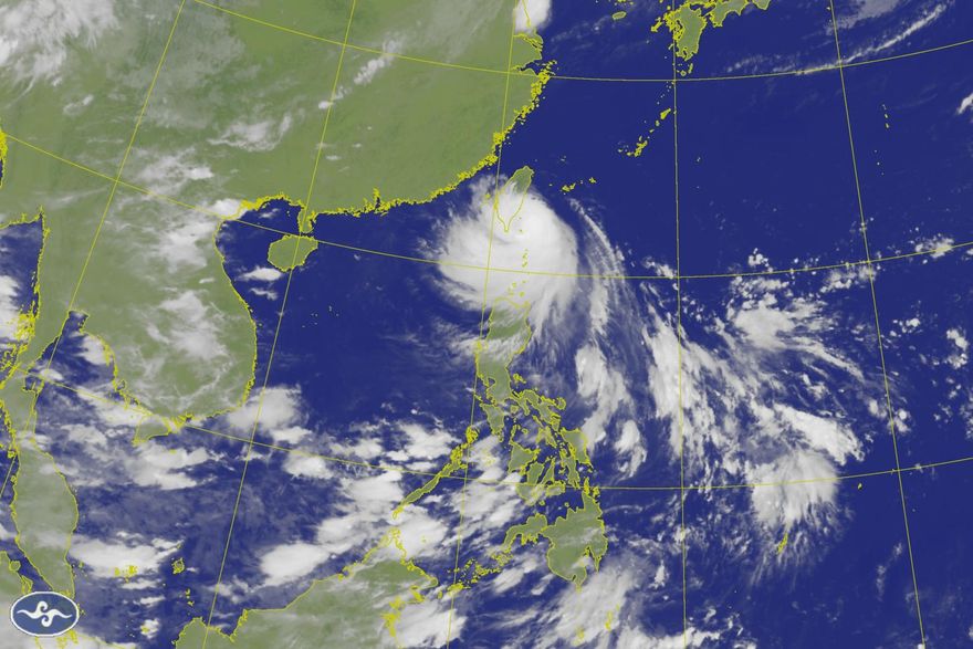 楊柳颱風直衝台東　鄭明典曬1圖示警：防強降雨、強陣風