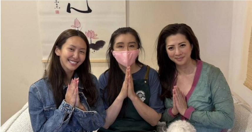 薔薔、郭靜純造訪王祖賢艾灸館！竟見到本人　美照曝光