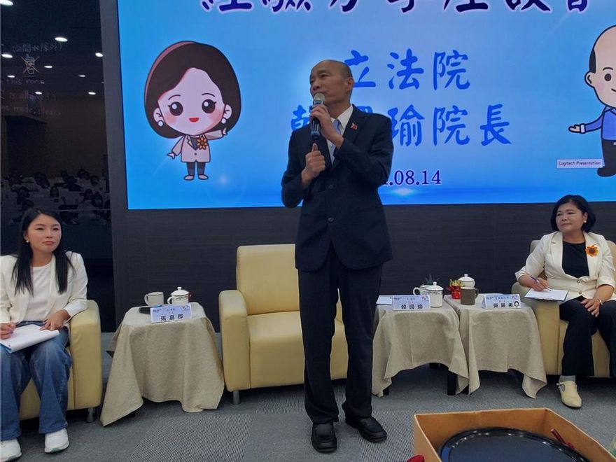 自爆立院寫「心」3個月豁然開朗！韓國瑜：如今八風吹不動