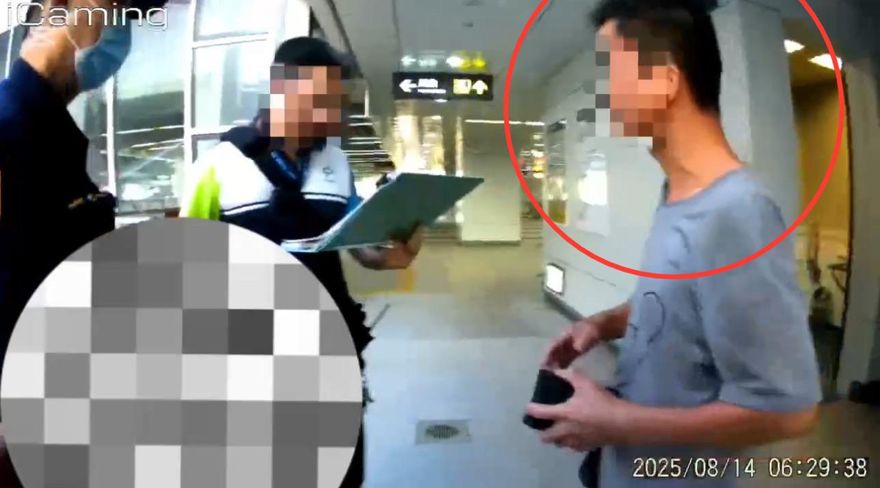 影/台中男捷運站「亂按手扶梯停機鈕」　抓到裁罰1萬