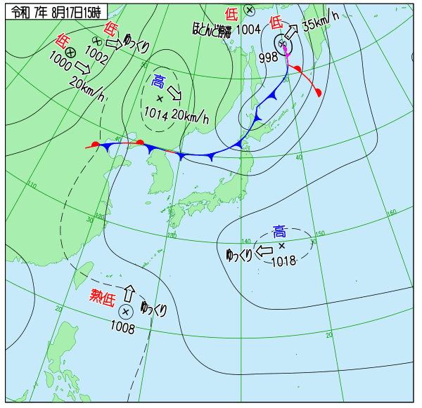 日本氣象廳：菲律賓東方熱帶低壓生成　估往北移動