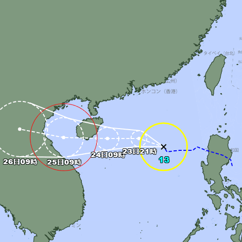 劍魚颱風生成！預測路徑朝海南島　對台無直接影響