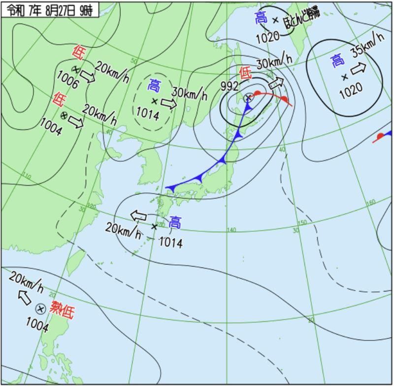 93W升級熱帶低壓　日本氣象廳：往南海一帶前進