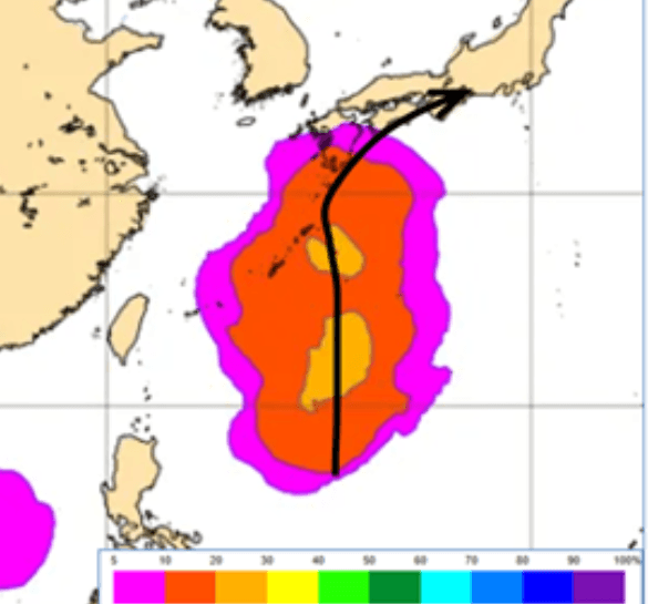 琉球東方熱帶擾動醞釀　吳德榮：成颱機率調低為30%